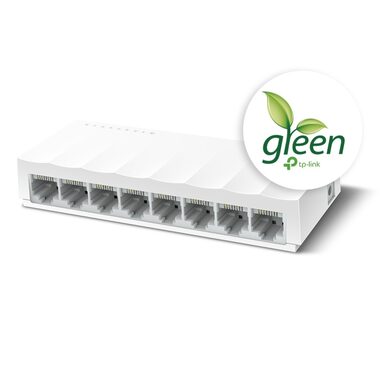 TP-Link LS1008 bílá / Switch / 10|100Mbps / 8x LAN