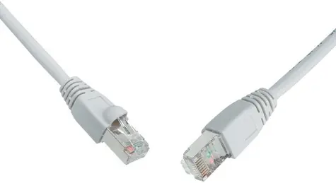 Solarix UTP CAT5E 2m snag proof šedá / Patch kabel / RJ45-RJ45