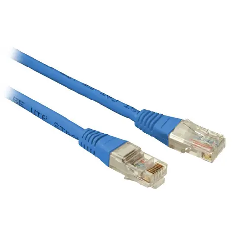 Solarix UTP CAT5E 3m non-snag proof modrá / Patch kabel / RJ45-RJ45