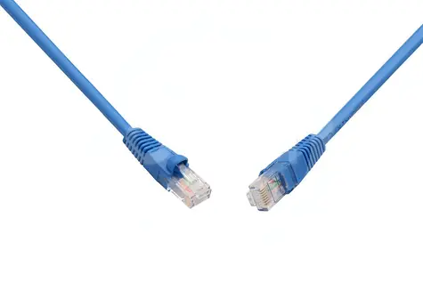 Solarix UTP CAT5E 3m snag proof modrá / Patch kabel / RJ45-RJ45