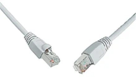Solarix SFTP CAT5E 3m snag proof šedá / Patch kabel / RJ45-RJ45