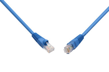Solarix UTP CAT6 1m snag proof modrá / Patch kabel / RJ45-RJ45