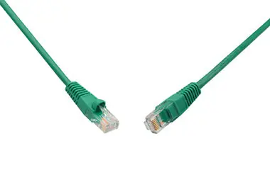 Solarix UTP CAT6 3m snag proof zelená / Patch kabel / RJ45-RJ45