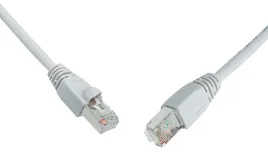 Solarix SFTP CAT6 10m snag proof šedá / Patch kabel / RJ45-RJ45