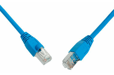 Solarix SFTP CAT6 5m snag proof modrá / Patch kabel / RJ45-RJ45