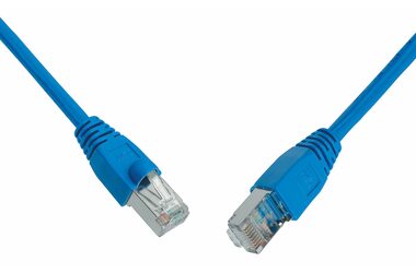 Solarix SFTP CAT6 7m snag proof modrá / Patch kabel / RJ45-RJ45