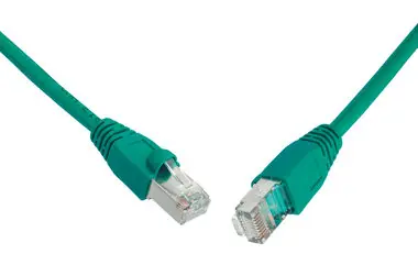 Solarix SFTP CAT6 2m snag proof zelená / Patch kabel / RJ45-RJ45