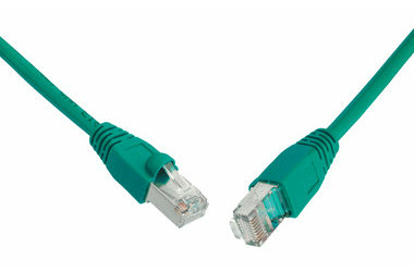 Solarix SFTP CAT6 7m snag proof zelená / Patch kabel / RJ45-RJ45