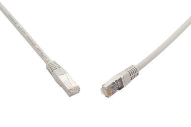 Solarix SFTP CAT6A 5m non-snag proof / Patch kabel / RJ45-RJ45 / šedá