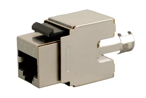 Solarix zařezávací keystone CAT6 STP / konektor RJ45 / stíněný