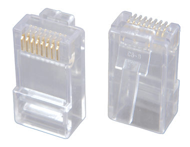 Solarix konektor RJ45 CAT5E pro drát - 1ks / nestíněný / neskládaný