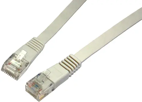 Solarix plochý UTP CAT5E 5m non-snag proof / Patch kabel / RJ45-RJ45 / šedá