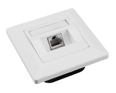 Solarix zásuvka 1x RJ45 CAT5E STP pod omítku