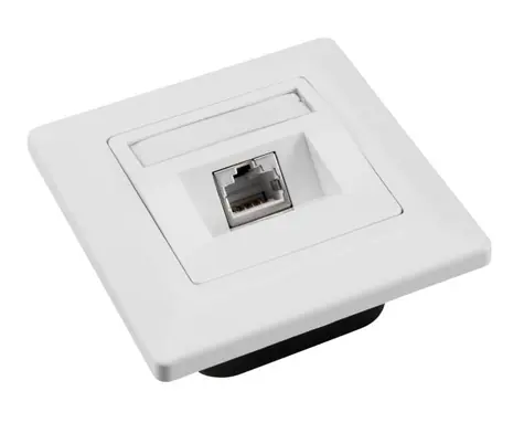 Solarix zásuvka 1x RJ45 CAT6 STP pod omítku