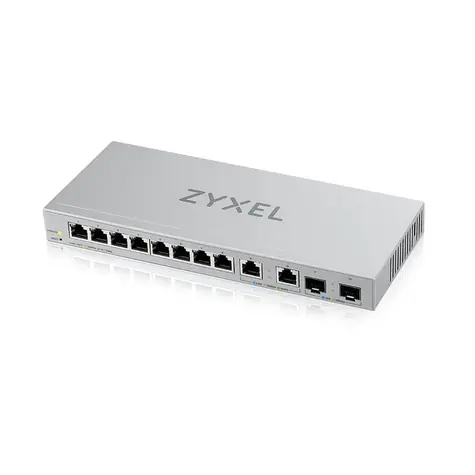 ZyXEL XGS1210-12 / 12-Port Switch / Webmanaged / 8x GbE / 2x 2.5GbE / 2x SFP+ (Uplink) / QoS / DHCP / VLAN