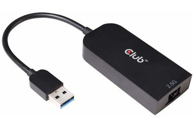 Club3D USB síťový adaptér USB 3.2 Gen1 TYPE A na LAN (RJ45) / 2.5Gbps
