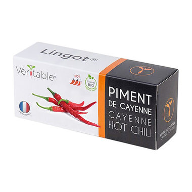 Véritable Bio semínka chilli papriček Cayenského pepře / pro chytré květináče Véritable