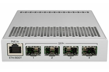MikroTik CRS305-1G-4S+IN / 4x SFP+ & 1x GLAN / RouterOS or SwitchOS