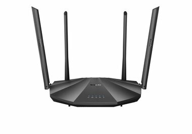 Tenda AC19 / Wireless AC Router / 802.11 ac / 2.4GHz / 5GHz / 300+1733 Mbps / 1x GWAN / 4x GLAN / USB 2.0