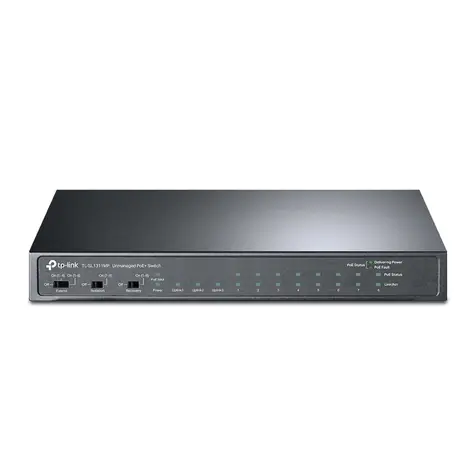 TP-Link TL-SL1311MP / Switch / 8x PoE+ / 2x Gigabit RJ45 / 1x SFP