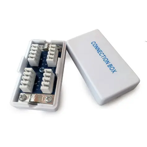 Gembird NCA-LSAS6-01 spojovací box FTP CAT6 šedá / KRONE (LSA) / 8P8C
