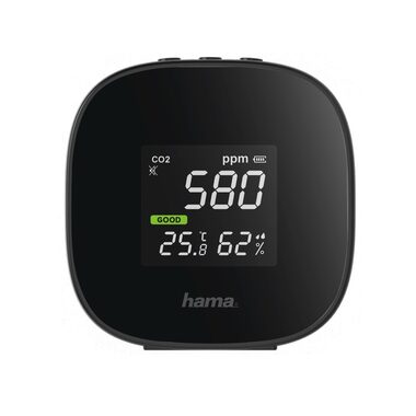 Hama Safe přístroj pro měření kvality vzduchu / CO2 / teplota / vlhkost vzduchu