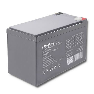 Qoltec 53049 Baterie AGM 12V 12Ah