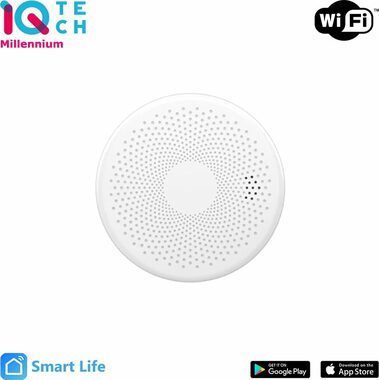 iQtech SmartLife Combo CS01W / CO + Kouřový detektor / Wi-Fi