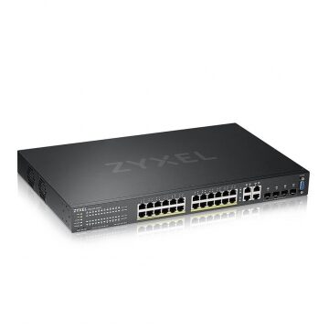 ZyXEL GS2220-28HP / Switch / 10|100|1000Mbps / 24x GLAN / 4x combo SFP / PoE+ 375W