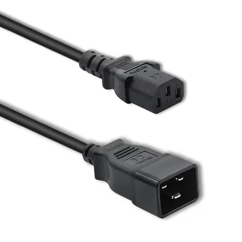 Qoltec 53991 AC napájecí kabel UPS C20 C13 1.2m