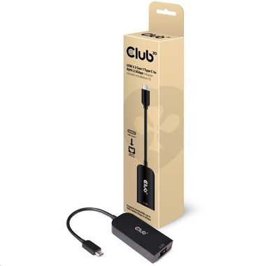 CLUB3D USB síťový adaptér USB 3.2 Gen1 TYPE C na LAN (RJ45) / 2.5Gbps