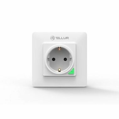 TELLUR WiFi Smart Wall Plug bílá / chytrá zásuvka / 16A / 3000W