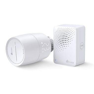 TP-Link Kasa KE100 Starter KIT / Sada: Smart termostatická hlavice KE100 + Kasa IoT hub KH100 / M30 x 1.5mm