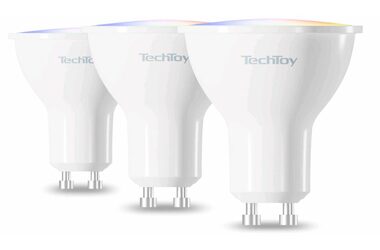 TechToy Chytrá žárovka (GU10) - ZigBee / 4.7W / RGB / ZigBee / 3ks