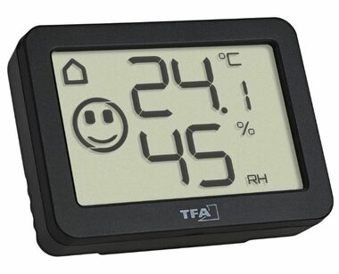 TFA 30.5055.01 černá / Digitální teploměr s vlhkoměrem