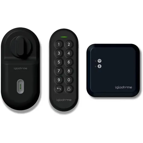 Igloohome Retrofit Lock & Wi-Fi Bridge & Keypad bundle / Set zámku a Wi-Fi Bridge a klávesnice 