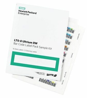 HPE LTO-8 Ultrium RW Bar Code Label Pack 