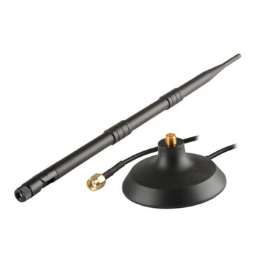 SAVIO RP-SMA AK-05 WiFi anténa / 2.4 GHz / 12 dBi / všesměrová