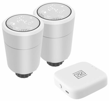 IMMAX NEO SMART sada 2x Termostatická hlavice Zigbee + SMART NEO BRIDGE PRO v2 / Wi-Fi / TUYA