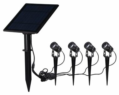 IMMAX NEO LITE REFLECTORES SMART solární bodové svítidlo / RGB / IP65 / Bluetooth / TUYA