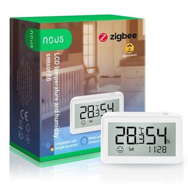 Nous E6 / Inteligentní detektor teploty a vlhkosti / ZigBee