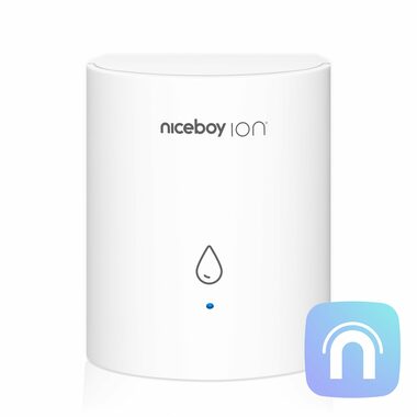 Niceboy ION ORBIS Water Sensor bílá / Detektor úniku vody / ZigBee / Bluetooth / MESH