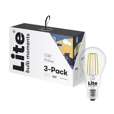 Lite bulb Moments Sada chytrých žárovek - E27 / 6W / 2700-6500K / E27 / Google Home / Alexa