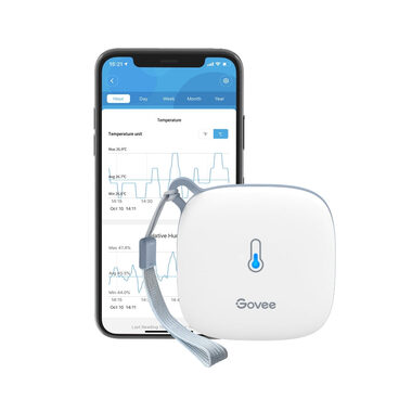 Govee - WiFi Thermometer Hygrometer bílá / Senzor teploty a vlhkosti / SMART / BT/ Wi-Fi 