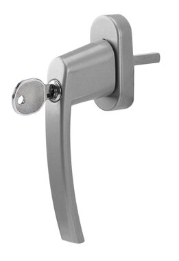 Olympia FGS 100 okenní klička s uzamykáním stříbrná