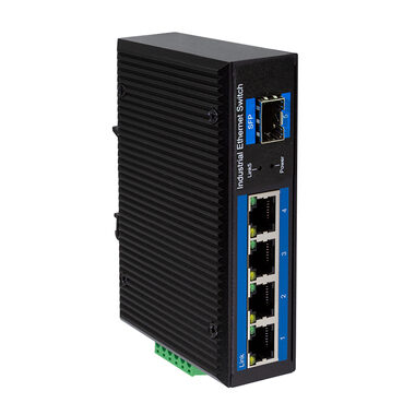 LogiLink NS204 černá / Switch / 4x RJ45 / 1x SFP / 1Gbps 