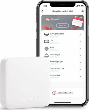 SwitchBot Hub Mini bílá / Řídící jednotka / Bluetooth / WiFi / Infrared