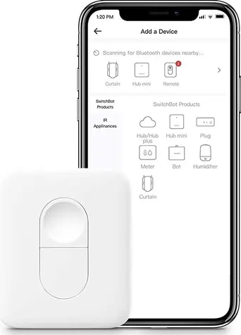 SwitchBot Remote bílá / Chytrý vypínač / Bluetooth