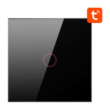 Avatto ZTS02-EU-B1 černá / Chytrý vypínač / 1 kanál / ZigBee