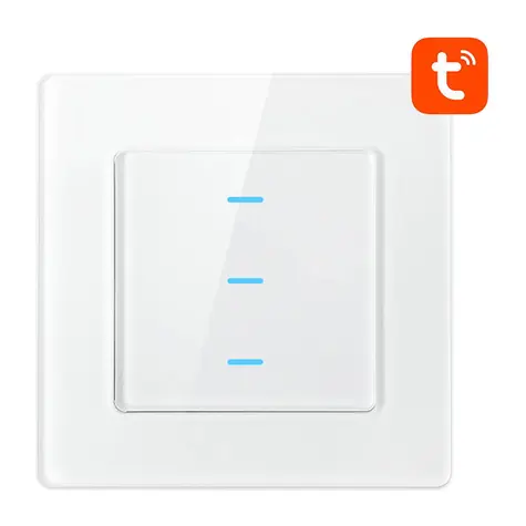 Avatto N-TS10-W3 bílá / Chytrý vypínač / 3 kanály / WiFi